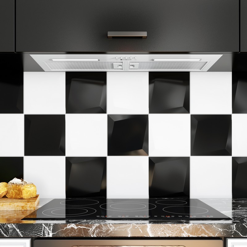 OKAP GLOBALO HADARIO 80.2 BIAŁY GRATIS FILTR WĘGLO Kolor dominujący biały