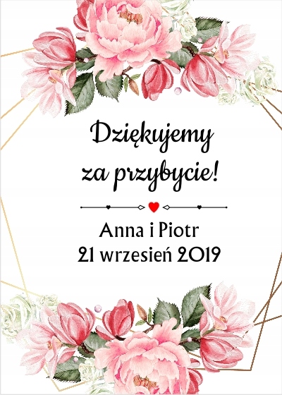 

Etykiety naklejki na ciasto wesele ślub