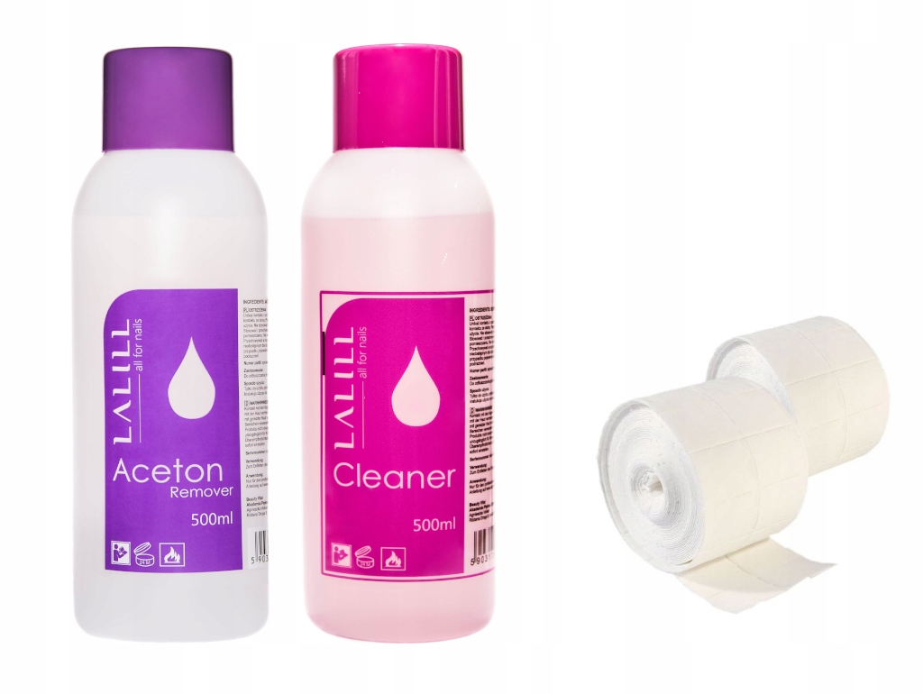 

Cleaner i Aceton 2 x 500 ml dla Ciebie Waciki