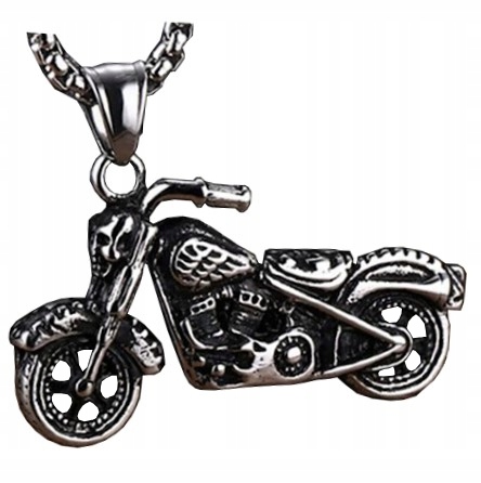 Серебряный кулон серебро Harley Chopper большой 13 грамм