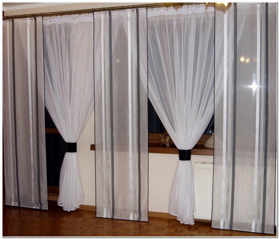 Sada záclon Afrika Balkon 3 panely +2 kokony