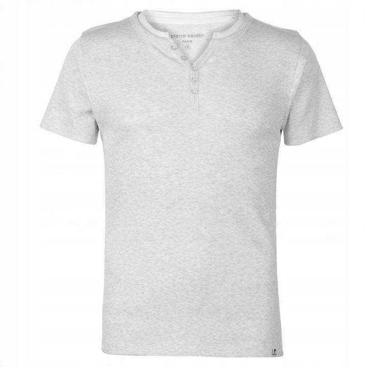 

TSM0234 Pierre Cardin męski T-shirt S ecru melanż
