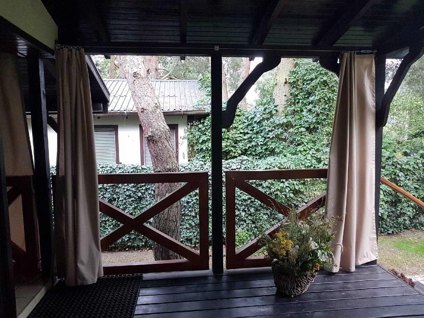 ZASŁONA KURTYNA ZEWNĘTRZNA WODOSZCZELNA NA PERGOLĘ ALTANĘ PATIO NA WYMIAR Rodzaj osłona, mata