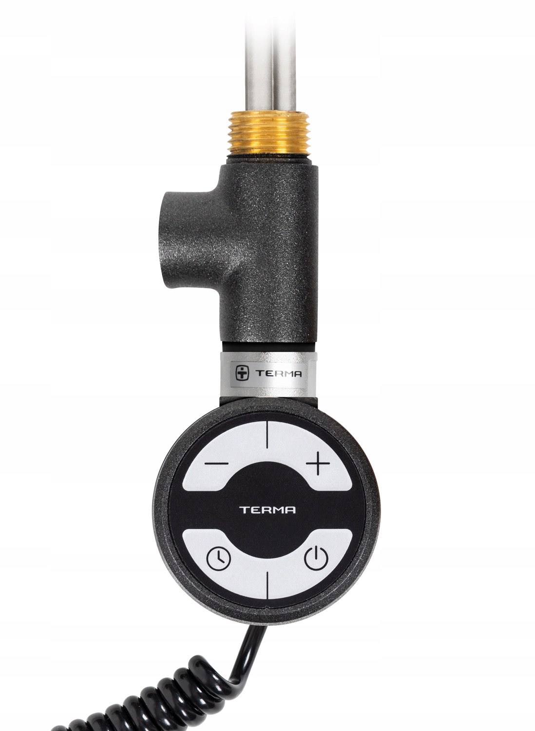 Terma Ohrievač Moa 200W Metallic Black; Trójnik