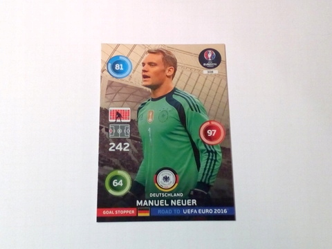 Karty Panini A24 Manuel Neuer Karta Nr 308