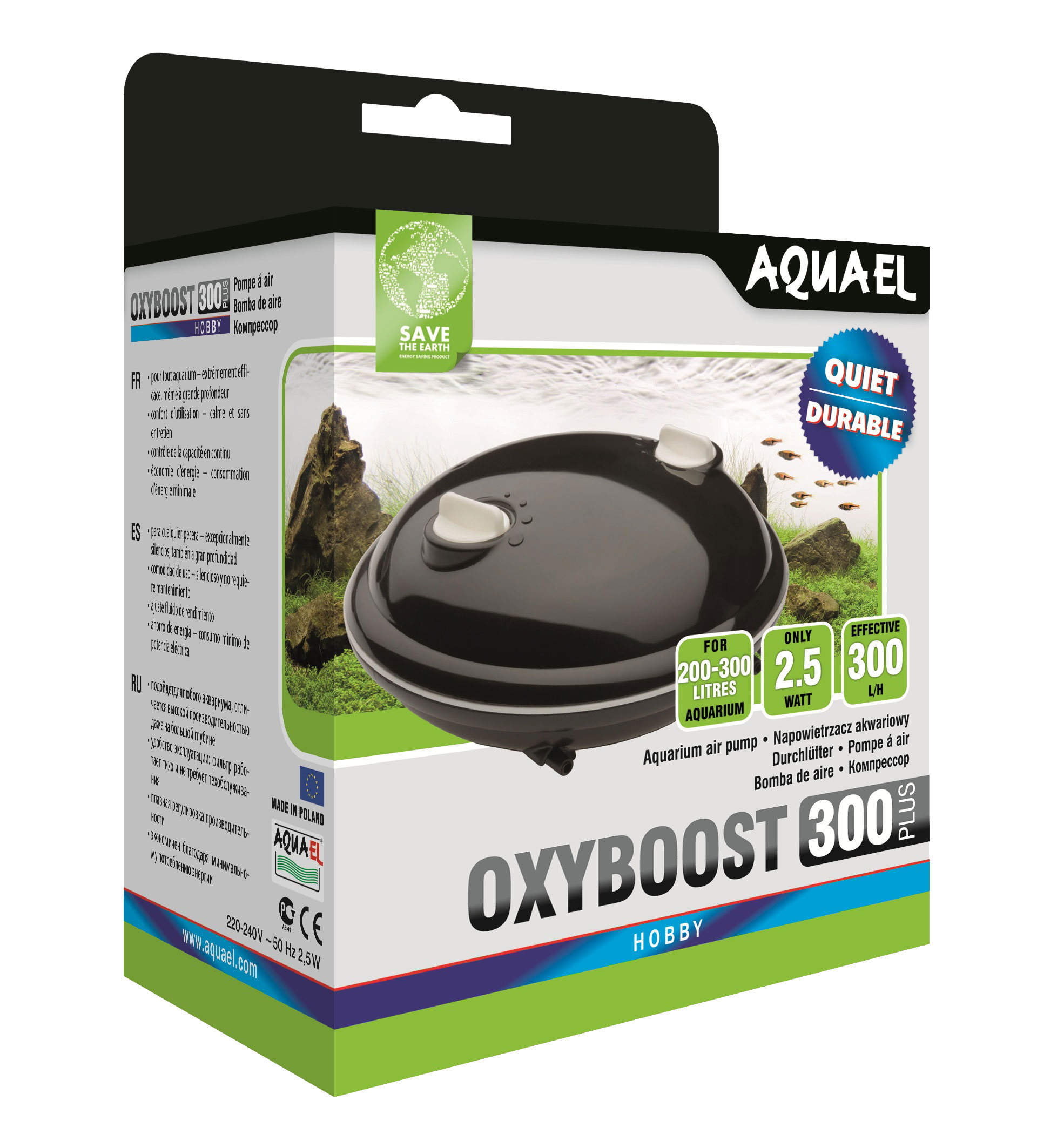 Aquael Oxyboost Plus APR-300 – provzdušňovač