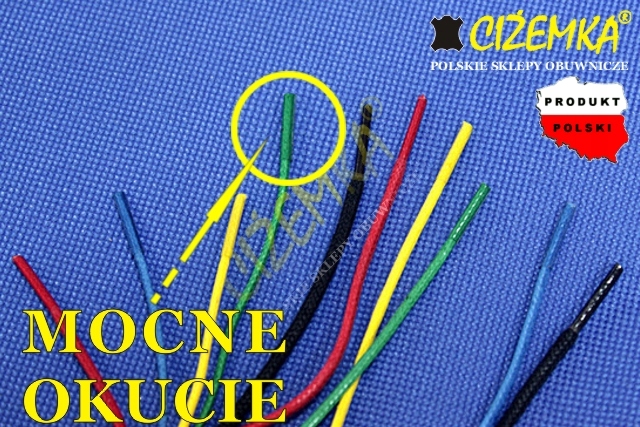 SZNUROWADŁA WOSK SZNURÓWKI WIZYTOWE ŻÓŁTE 90 Marka inna