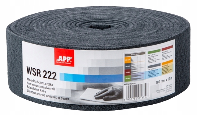 APP Włóknina ścierna drobnoziarnista 100mm x 1m
