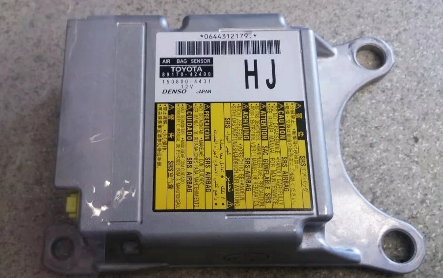 AIRBAG CRASH DATA SRS RESET TOYOTA