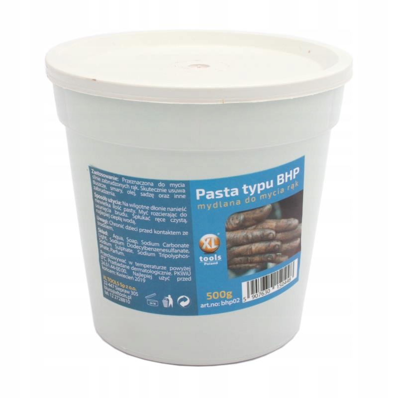 

Pasta Do Rąk Bhp Z Mydlana Mycia Czyszczenia 0,5kg