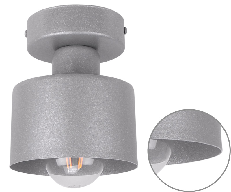 LAMPA WISZĄCA SUFITOWA ŻYRANDOL PLAFON METALOWA Zasilanie sieciowe