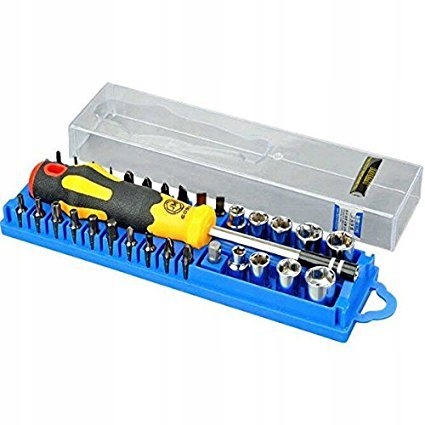 Zestaw Śrubokręt do naprawy laptopów zegarków + Końcówki 31w1 JAKEMY Marka Jakemy