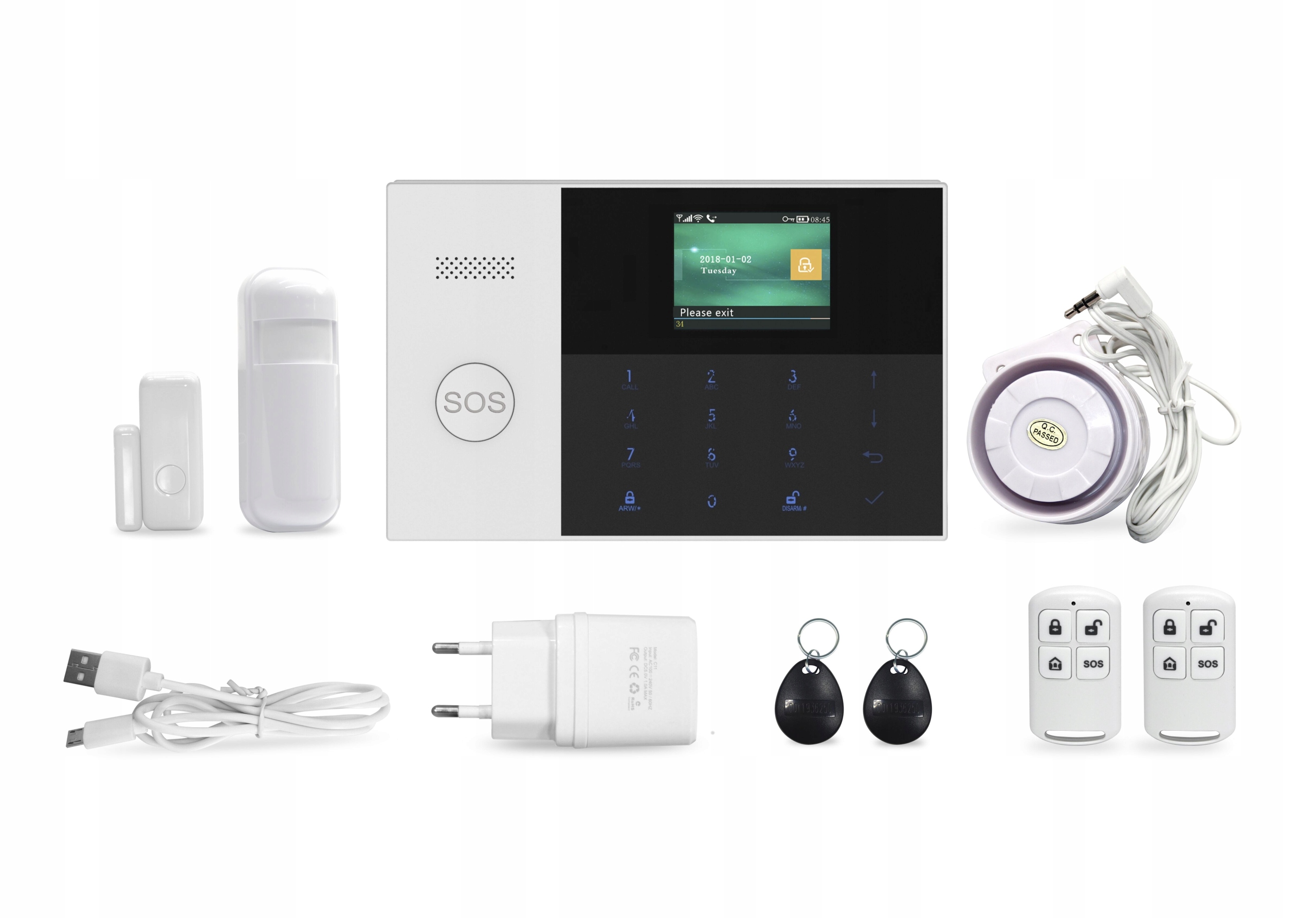 Bezdrátový WiFi gsm alarm PG105 Siréna