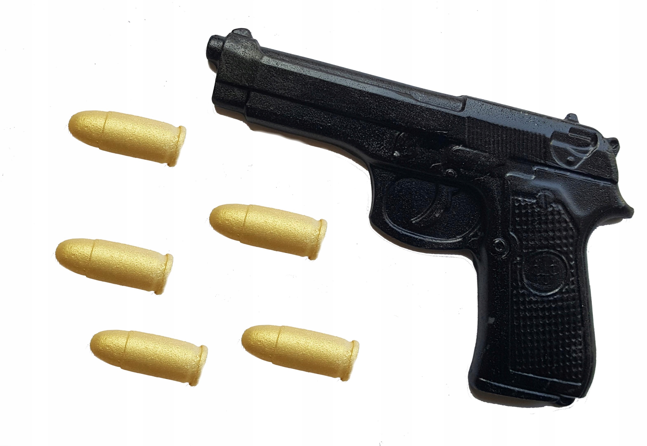 id_2576 PISTOLET CUKROWY Z NABOJAMI POLICJA TORT