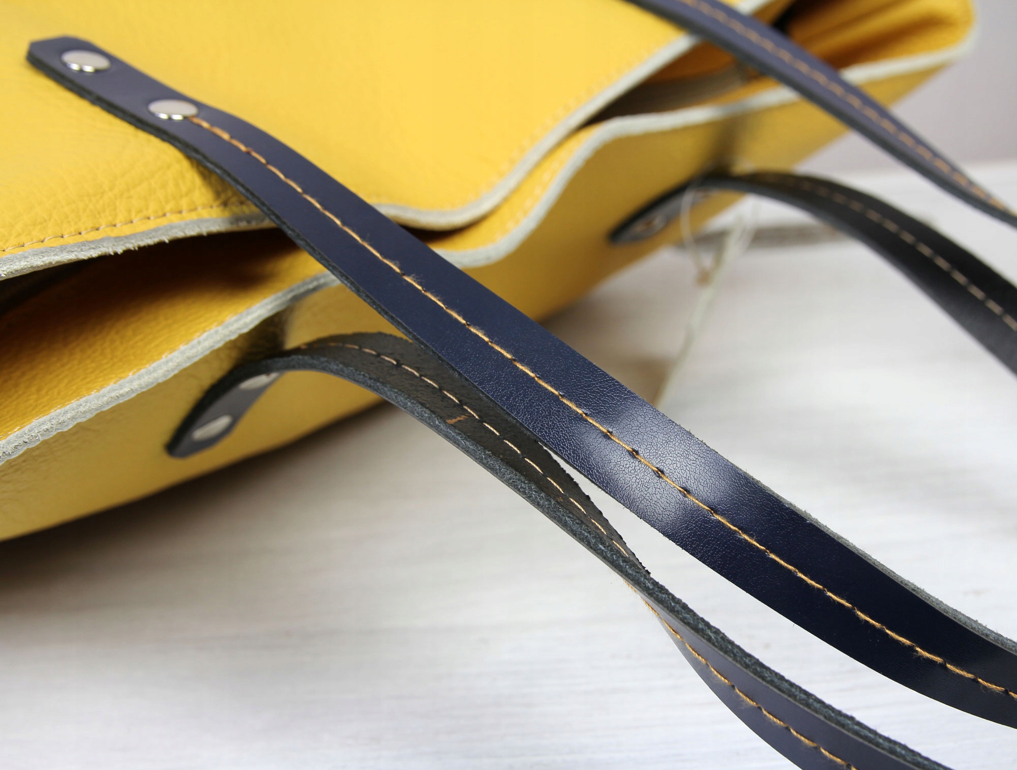 TOREBKA SKÓRZANA SHOPPER BAG 100% SKÓRA NATURALNA Materiał dominujący skóra naturalna