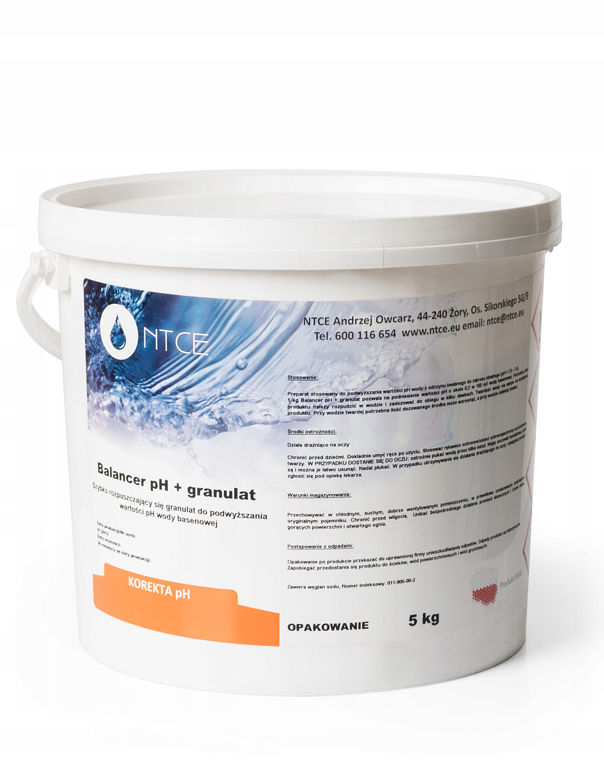 

Ph Plus pH+ Chemia Basenowa do Basenów Ntce 5kg