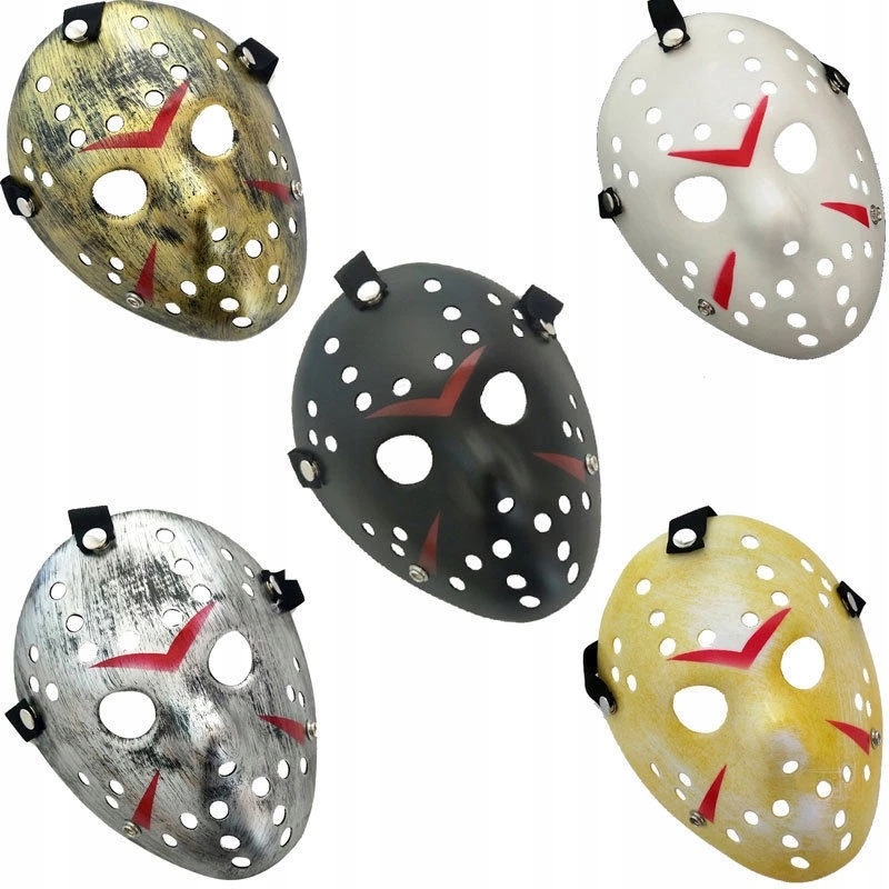 MASKA JASON PIĄTEK 13 VOORHEES FREDDY FRIDAY HORROR do PRZEBRAŃ STROJÓW Rodzaj na twarz