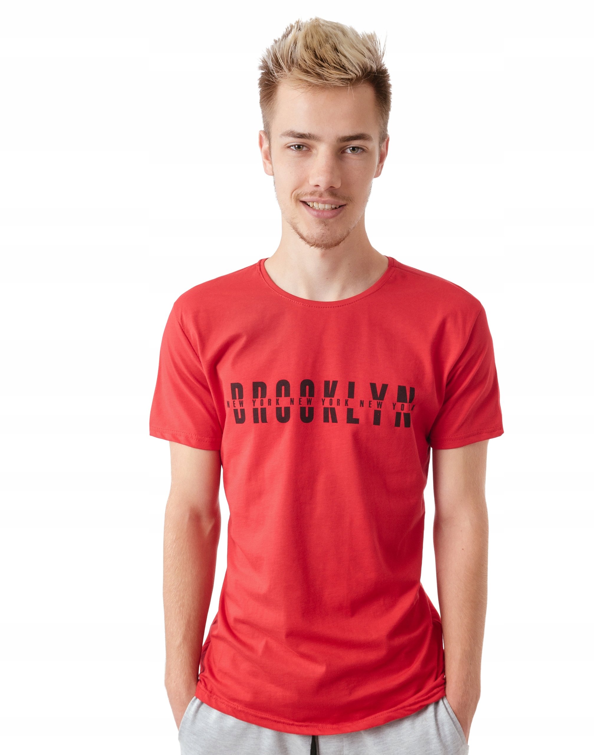 

Koszulka Podkoszulek Męski T-shirt Top KM10-02 r L