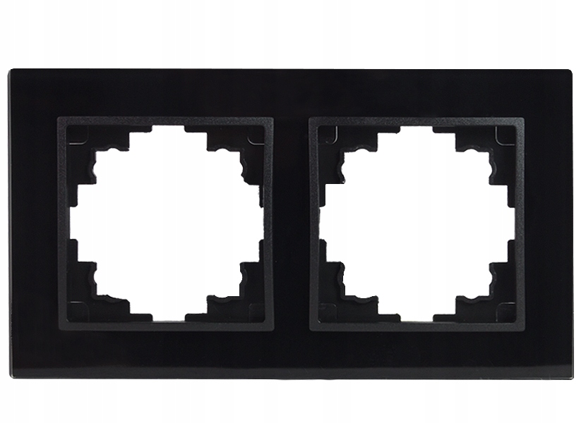 

Ramka Szklana Podwójna czarna Modern El X