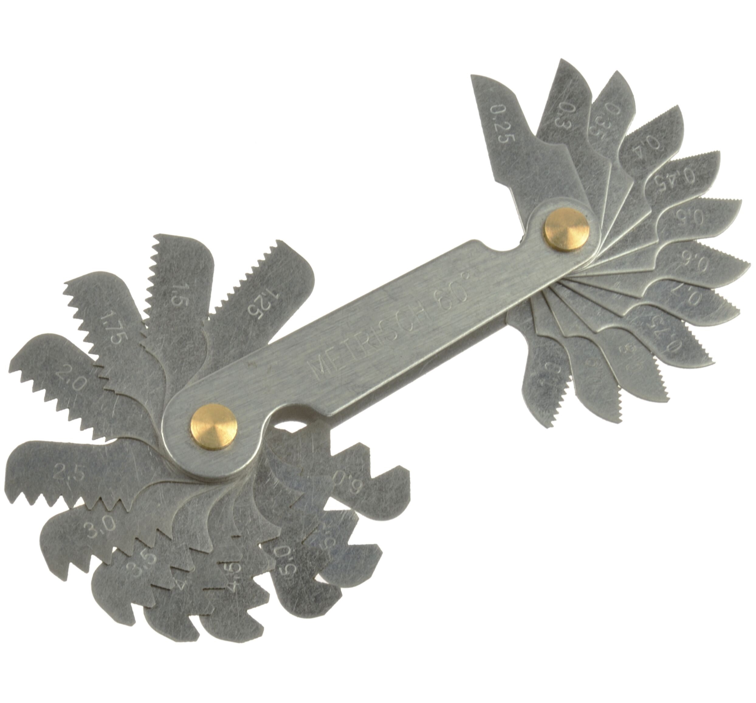 Miernik gwintu- Gwintomierz 24cz.   M0.25-6mm     G02737 — 6