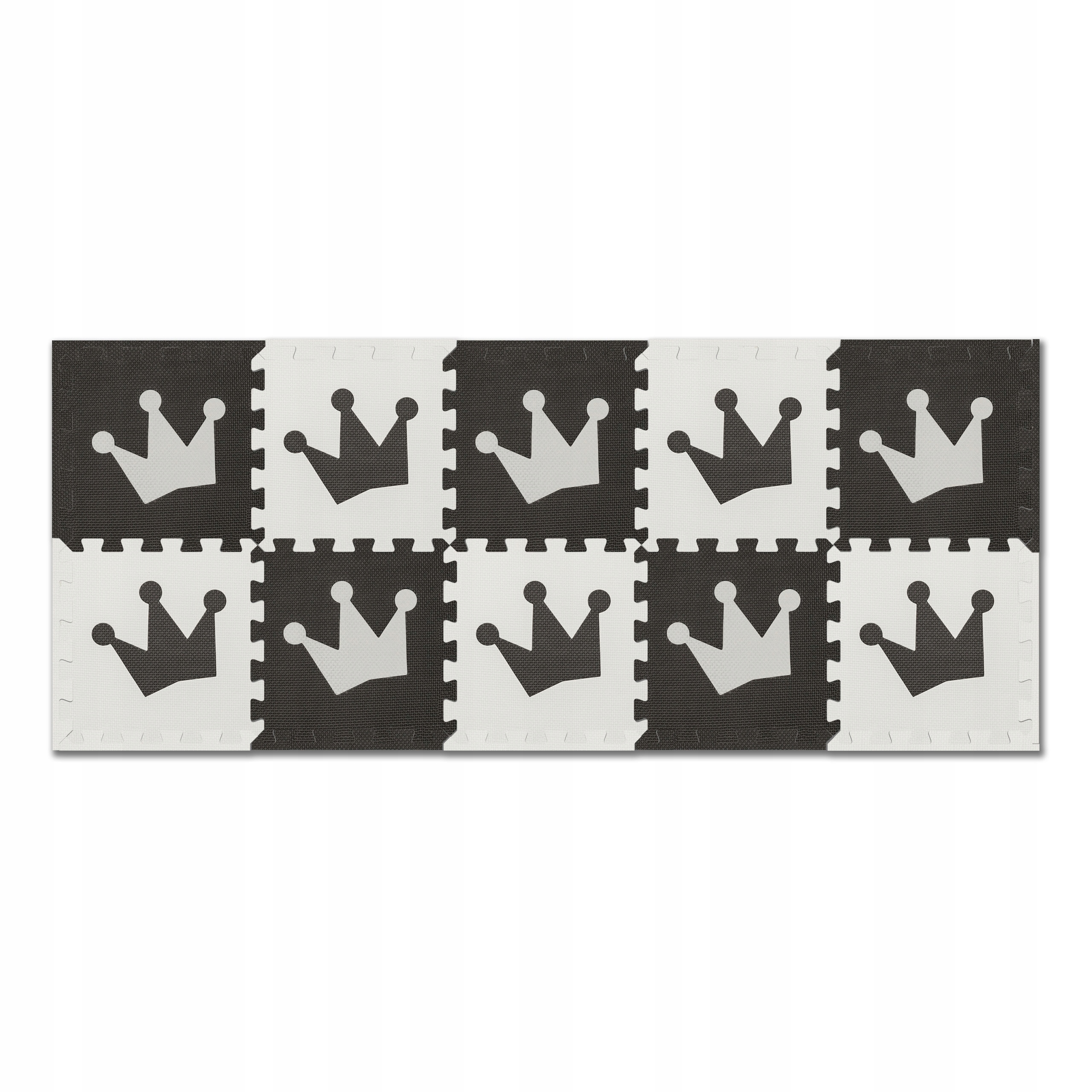 DUŻE PUZZLE PIANKOWE KORONA 30x30 10SZT GRUBE