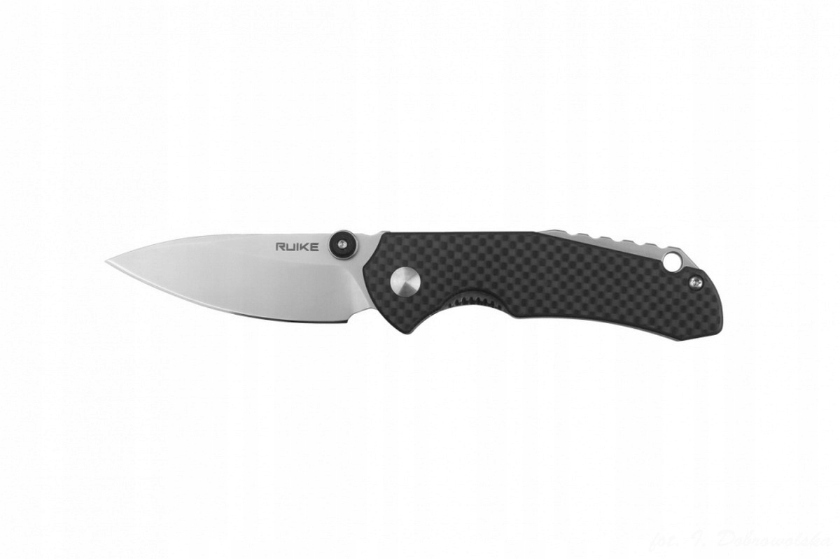 Ruike P671-CB nóż składany Edc 70 mm 14C28N G10 carbon flipper