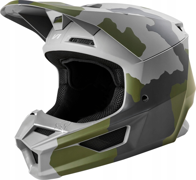 KASK NA CROSSA QUAD FOX JUNIOR V-1 CAMO NOWOŚĆ YL