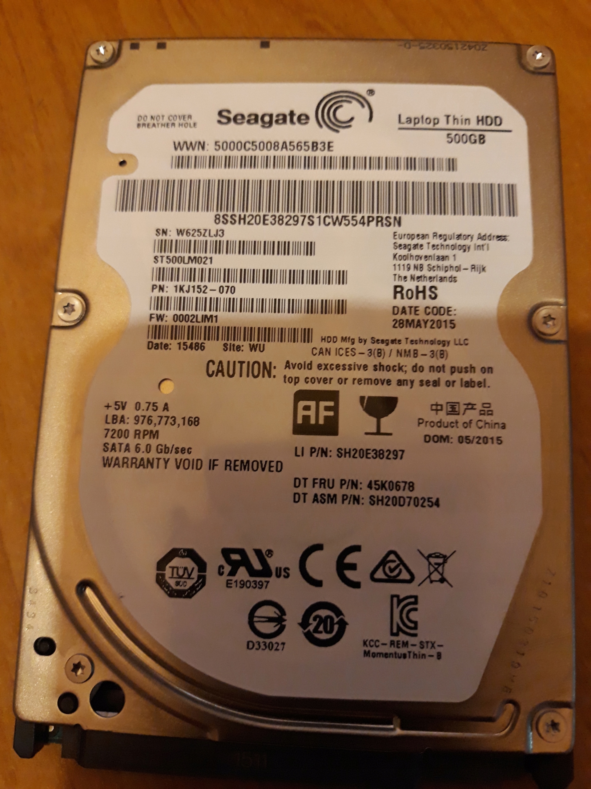 

Dysk Hdd Seagate ST500LM021