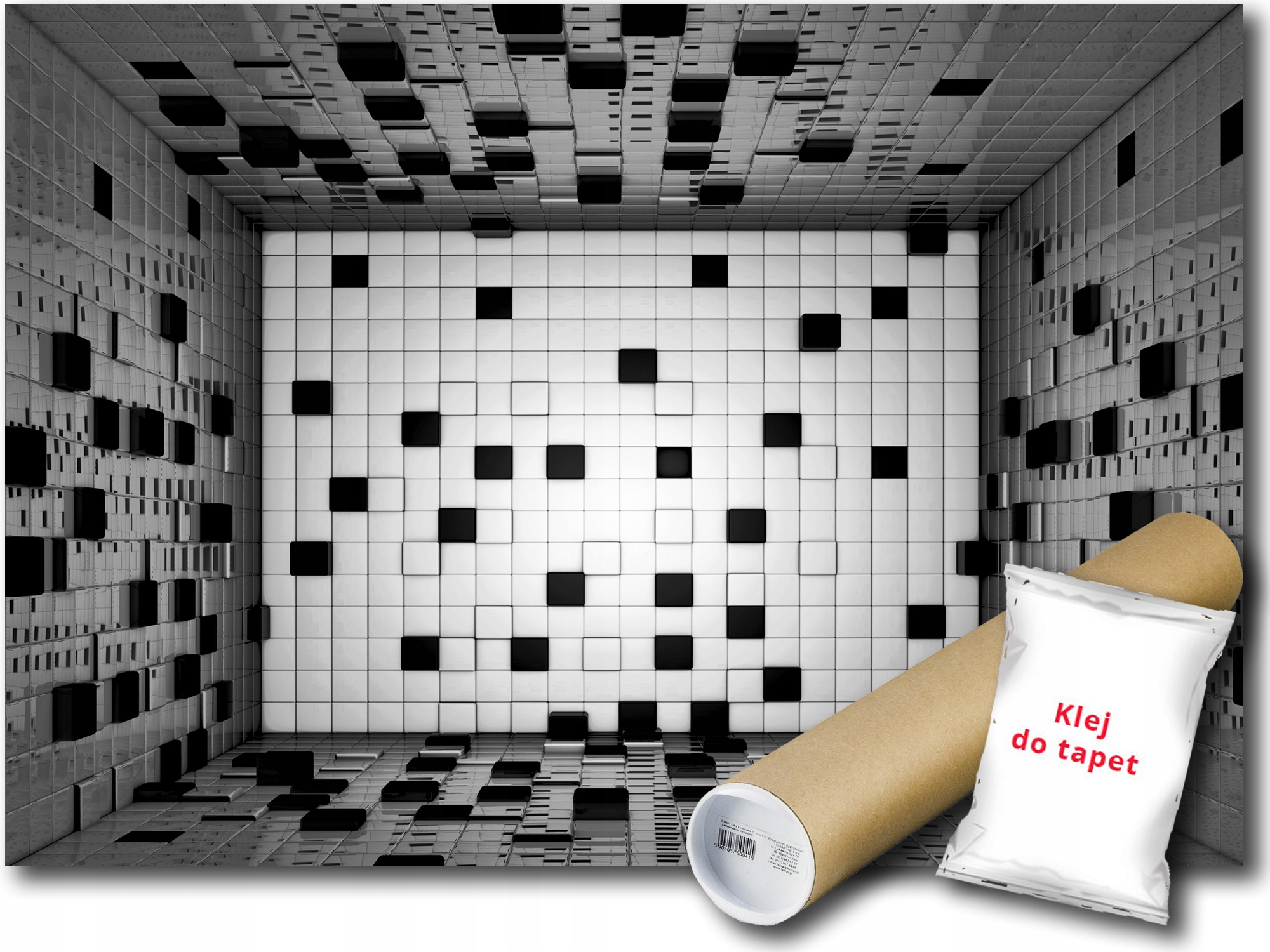 Fototapeta Štvorec Vzor 3D 10B F3XL 416x254 F2582