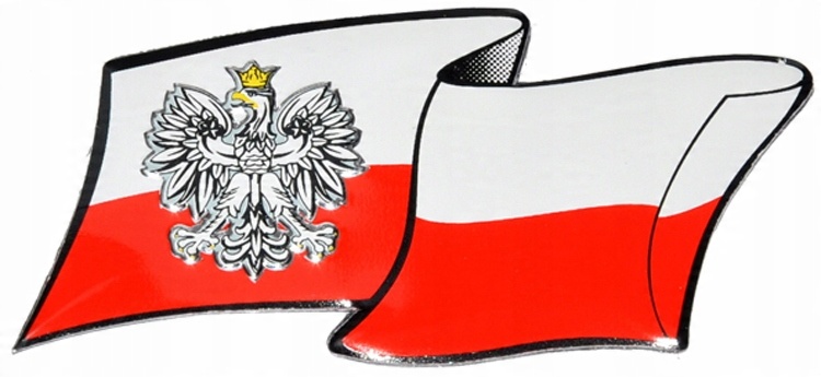 

Naklejki Naklejka Emblemat Flaga Polski Godło