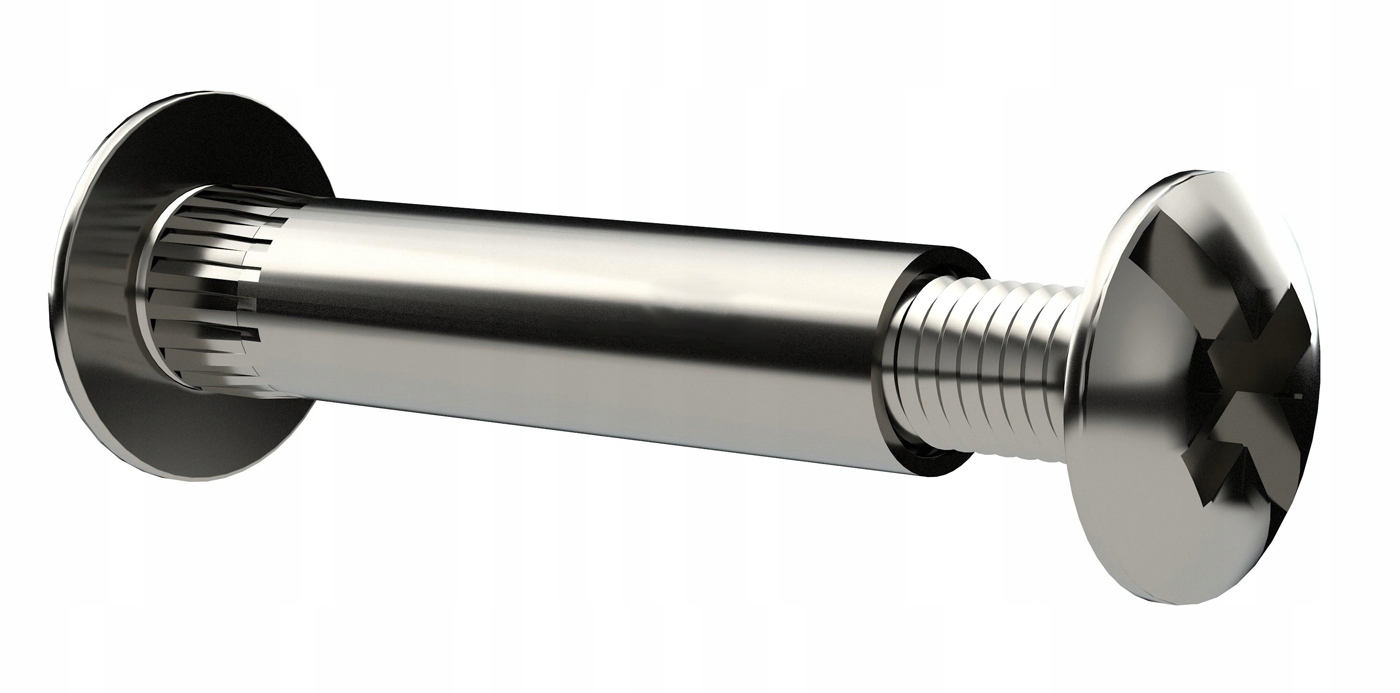 

Złącze śrubowe do łączenia mebli szafek 6 mm 10szt