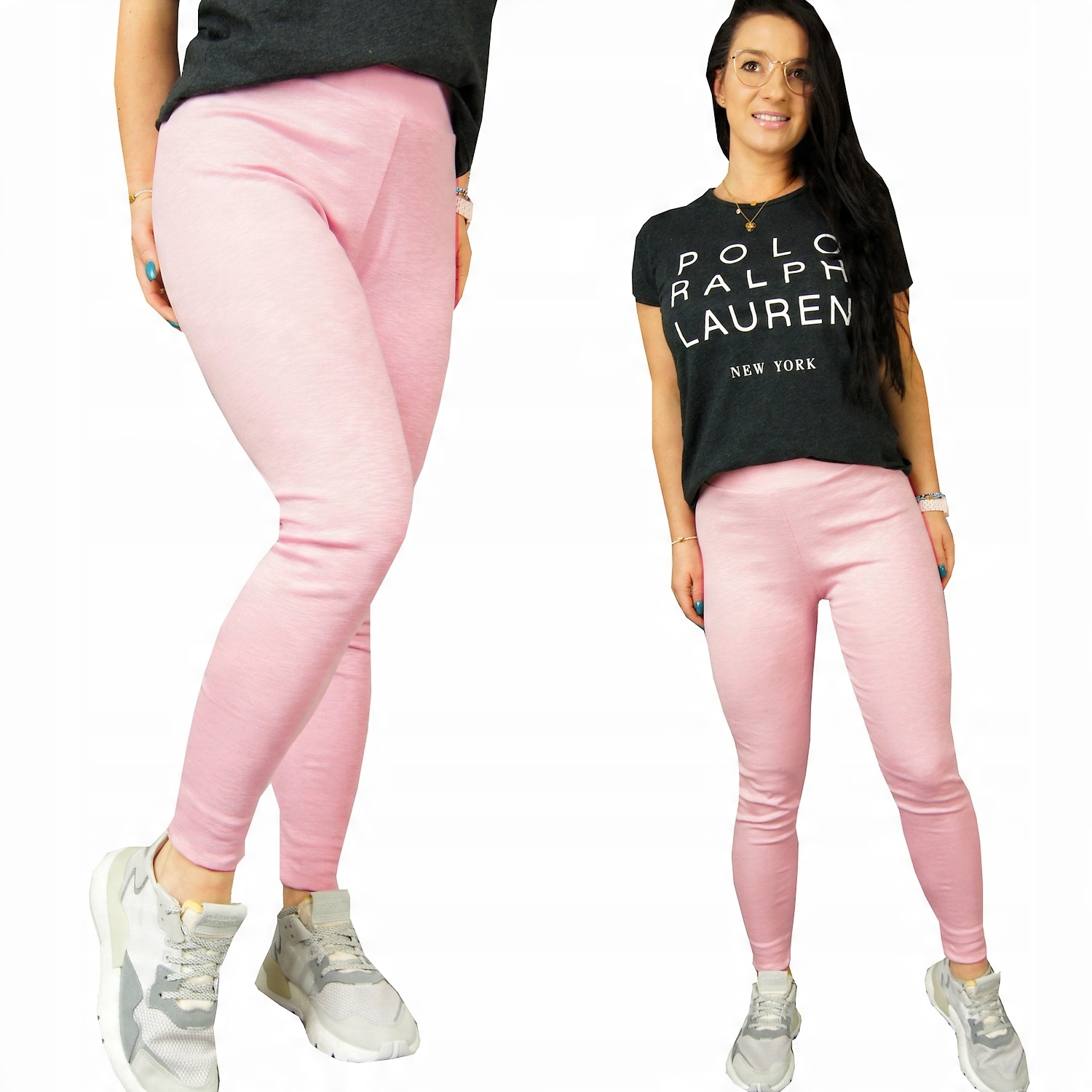 

Legginsy Bawełniane Damskie Getry Kolory, L/XL
