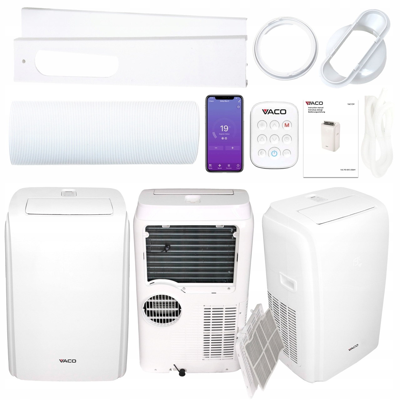 

Klimatyzator Przenośny Vaco Arrifana VAC0909W