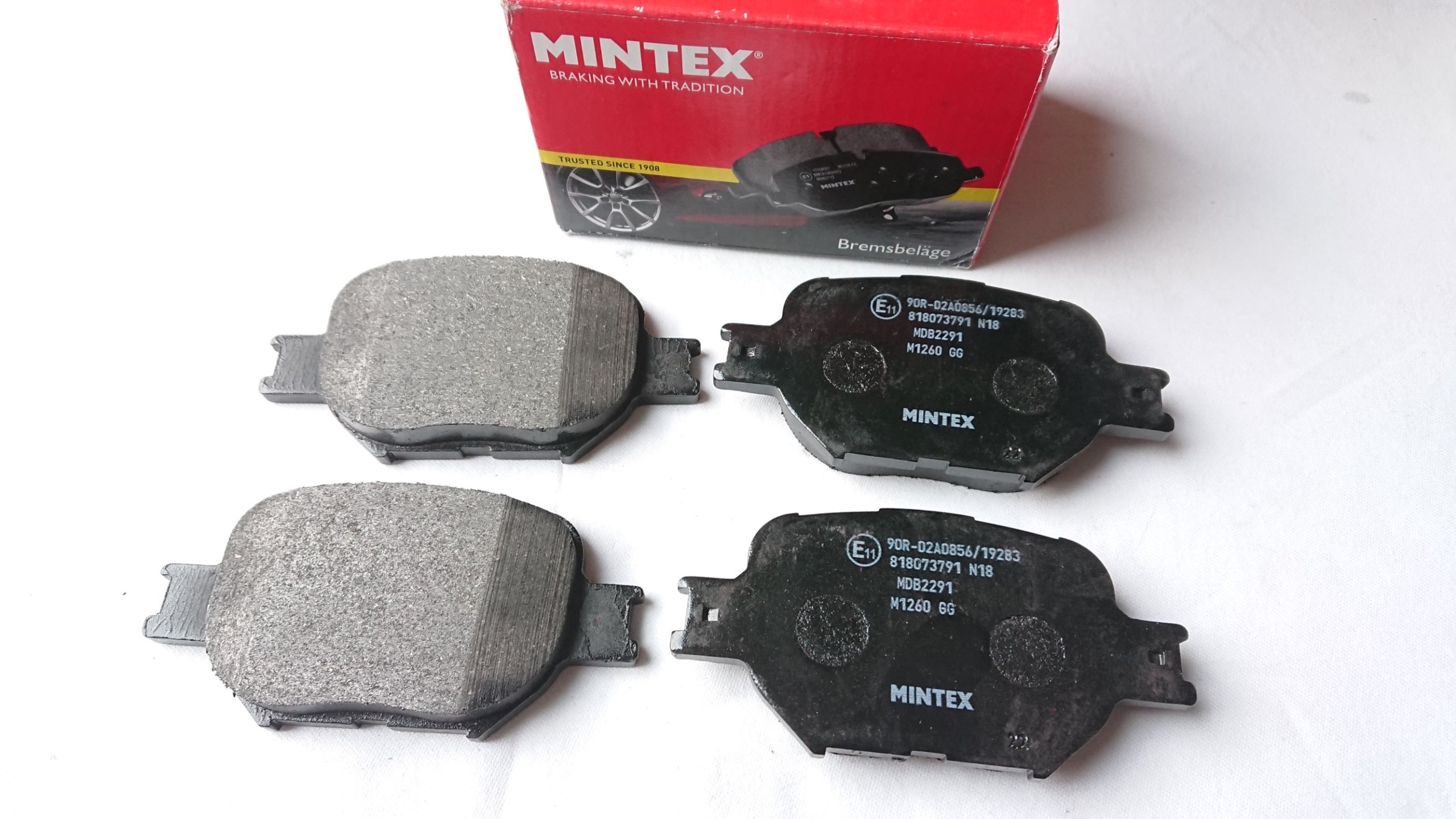 КОЛОДКИ ГАЛЬМІВНЕ ПЕРЕД TOYOTA COROLLA E12 2.0 D4d