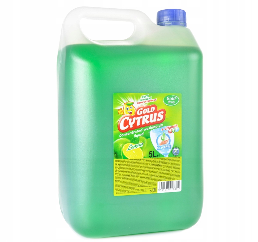 

Płyn Do Mycia Naczyń 5000ML Gold Cytrus Koncentrat