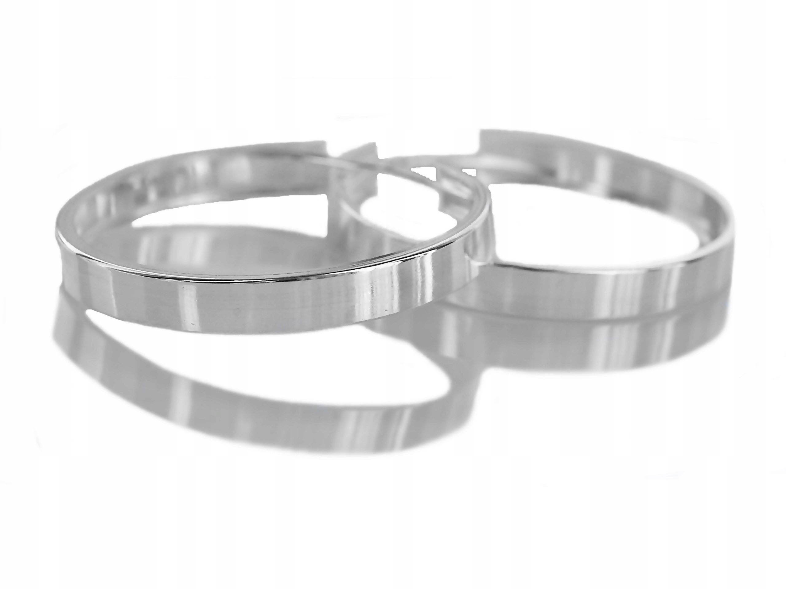 

Srebro 925 Srebrne Szerokie Koła 4,7 cm Połysk