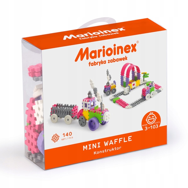 

Marioinex Wafle Mini Konstruktor, 140 szt, dziewcz