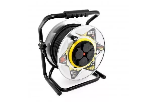 Predlžovací Kábel Bubnový Heavy Duty 30M 3X1,5 230V 16A Ip 44 Kel W-99261