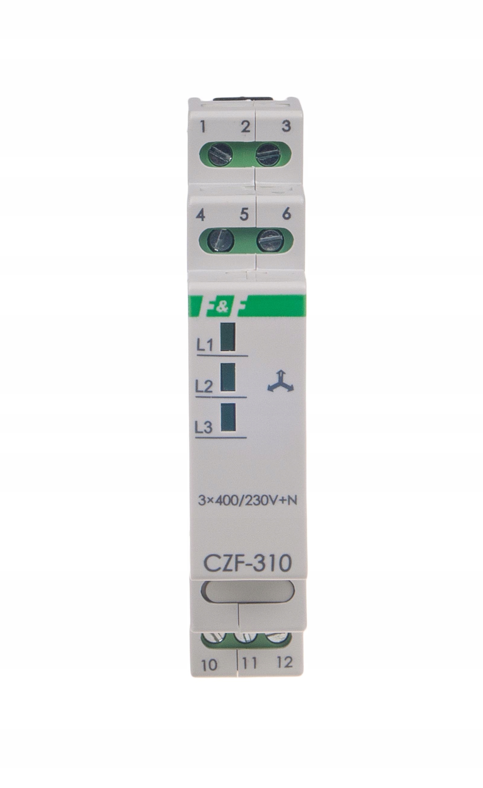 

CZF-310 Przekaźnik zaniku i asymetrii faz 10A F&f
