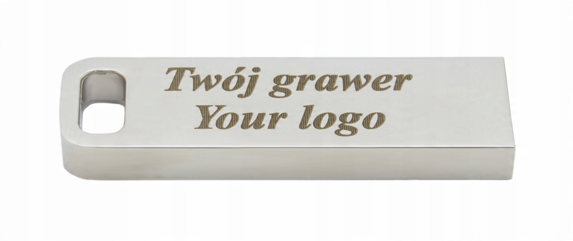 

metalowy pendrive Usb 8 Gb na prezent z grawerem