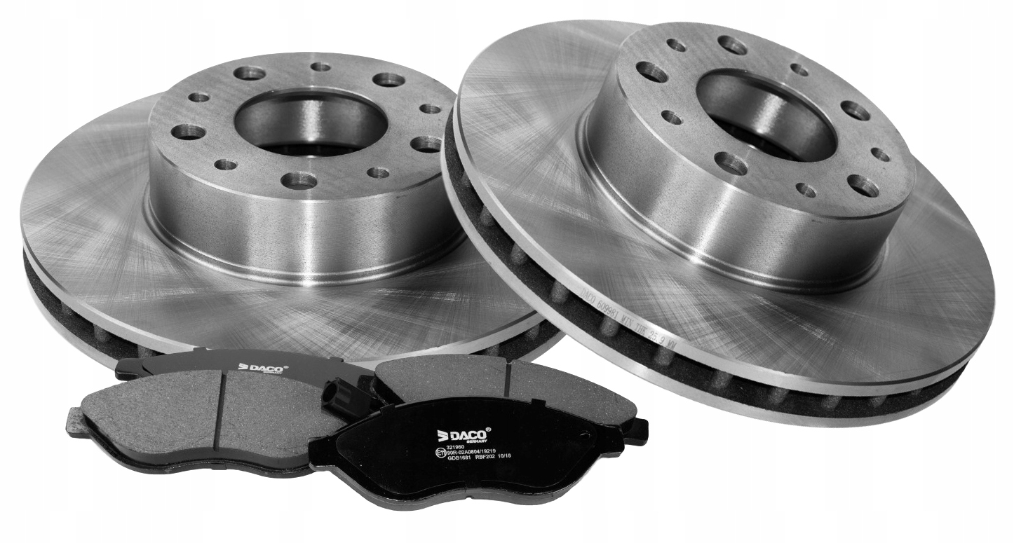 TARCZE x2 KLOCKI PRZOD do FIAT DUCATO kola 15