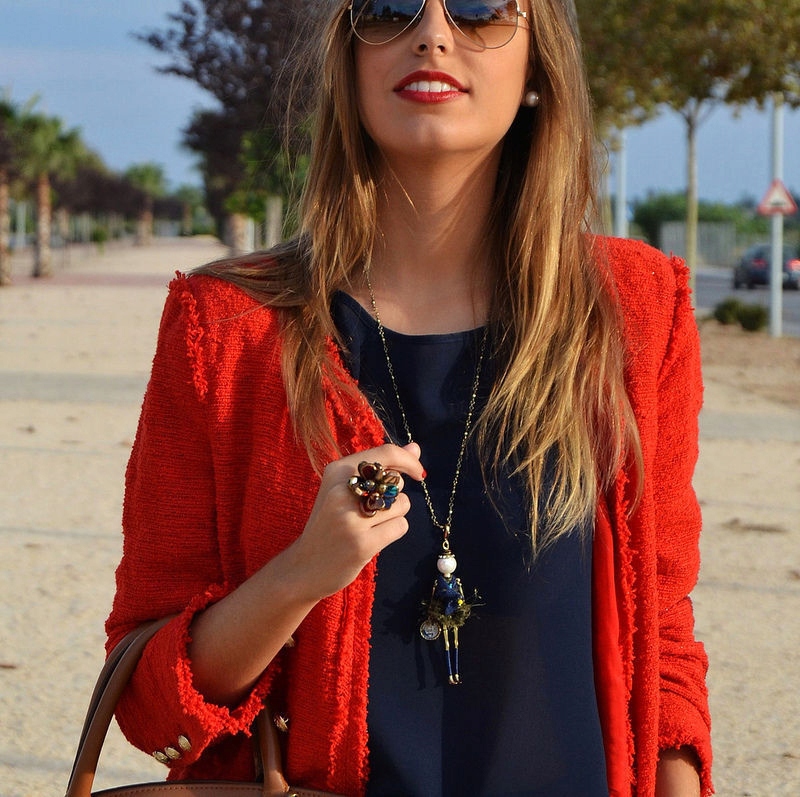 A955 ZARA MARYNARKA KURTKA PŁASZCZ ŻAKIET - L Rozmiar L