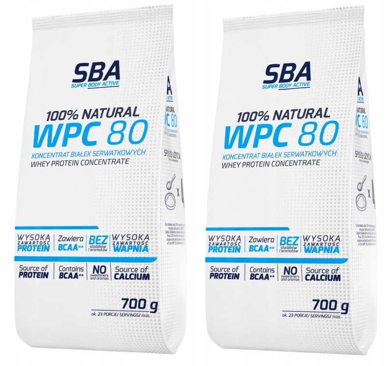 Mlekovita Sba 100% přírodní WPC80 1400 g Wpc protein