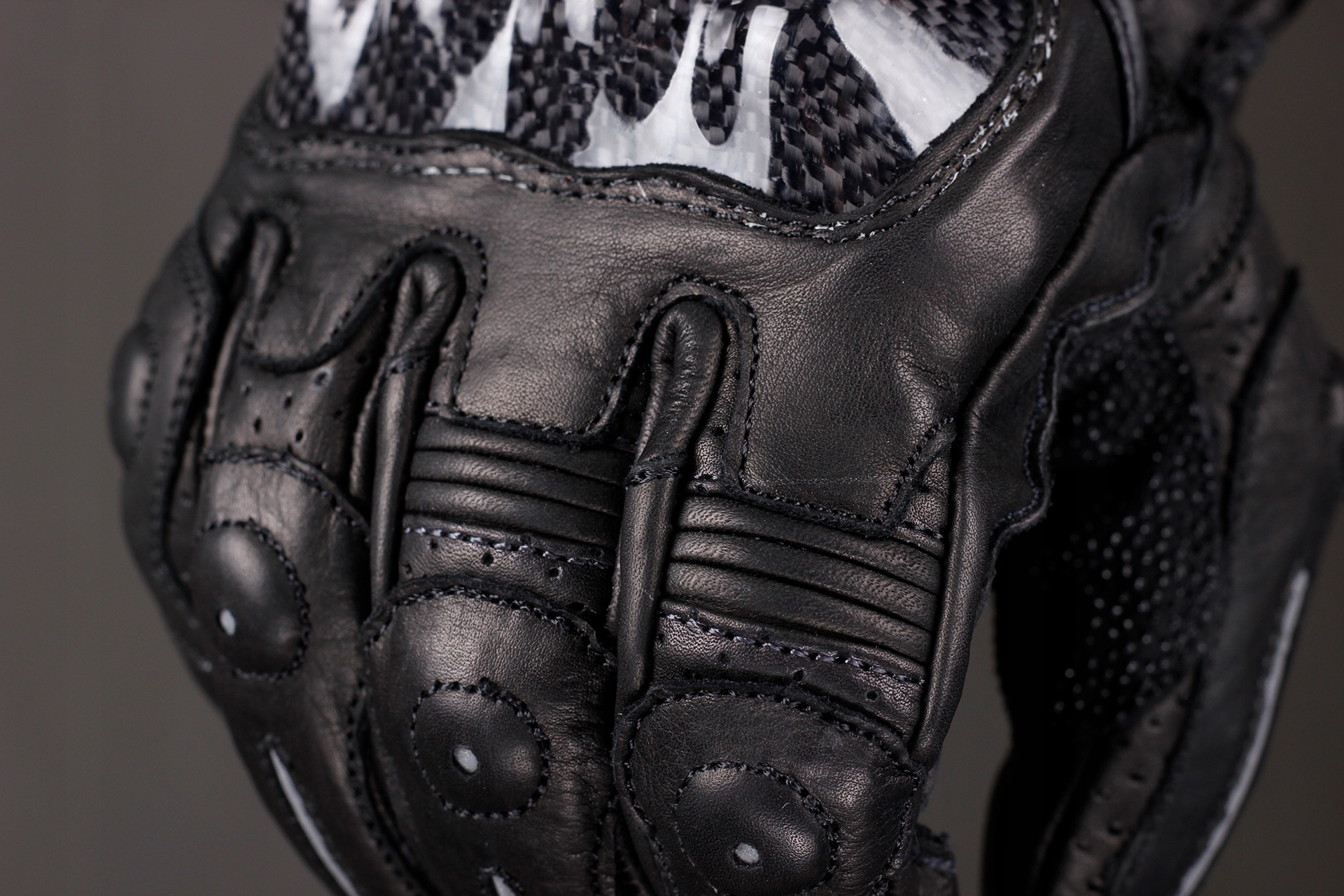 RĘKAWICE MOTOCYKLOWE HUSAR S BLACK PRO NA MOTOR Model Pro SX