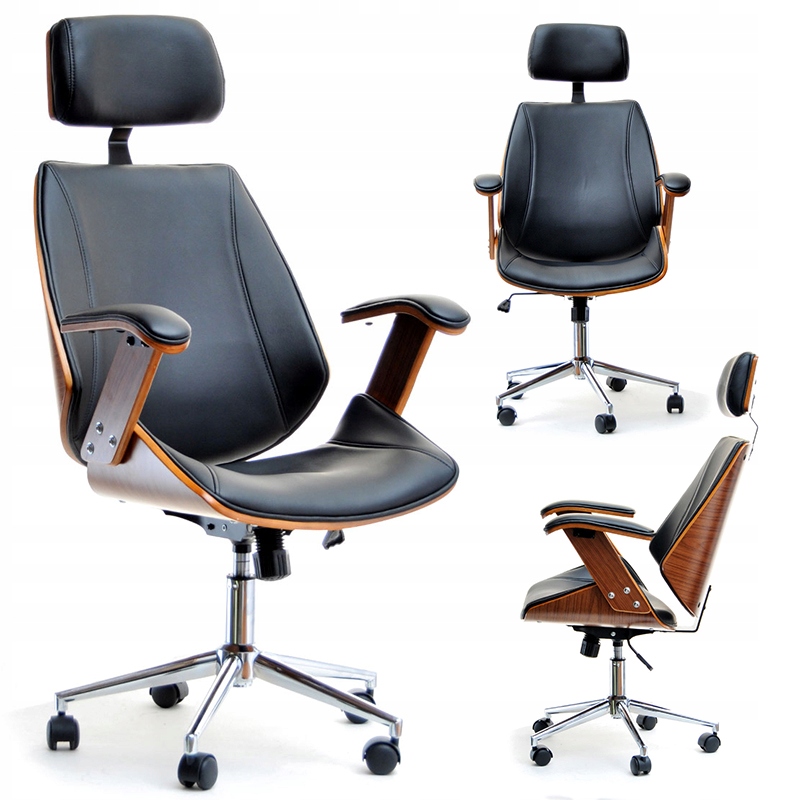 ДЕРЕВЯННЫЙ ПОВОРОТНЫЙ СТУЛ ДЛЯ ШКАФА FRANK WALNUT