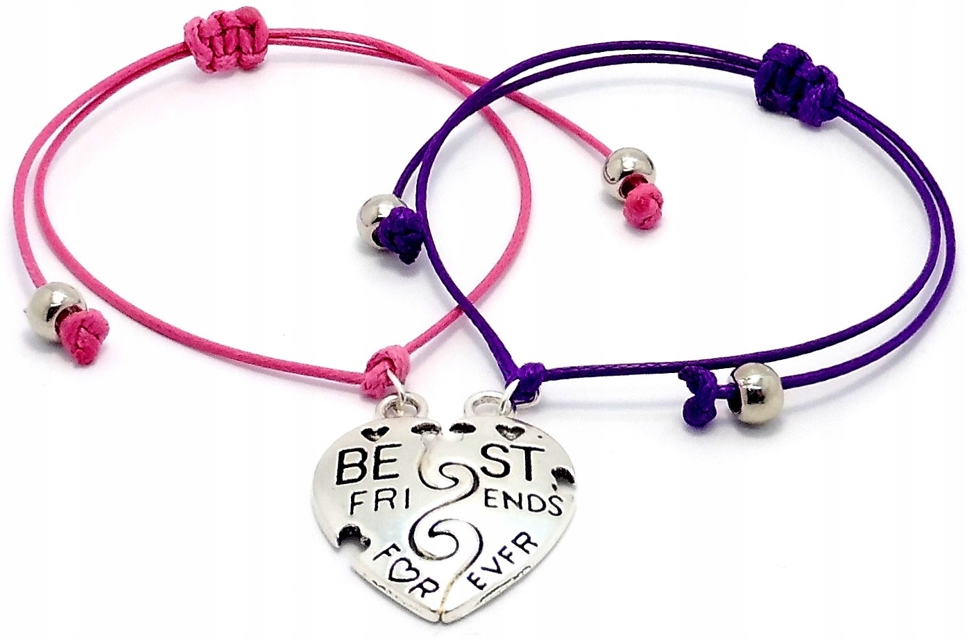 

Bransoletki Przyjaźni Serce Best Friends Forever