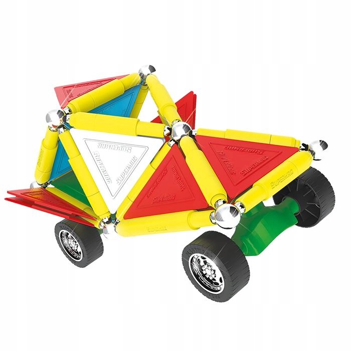 SUPERMAG WHEELS KLOCKI MAGNETYCZNE AUTO KÓŁKA 81EL Marka Supermag