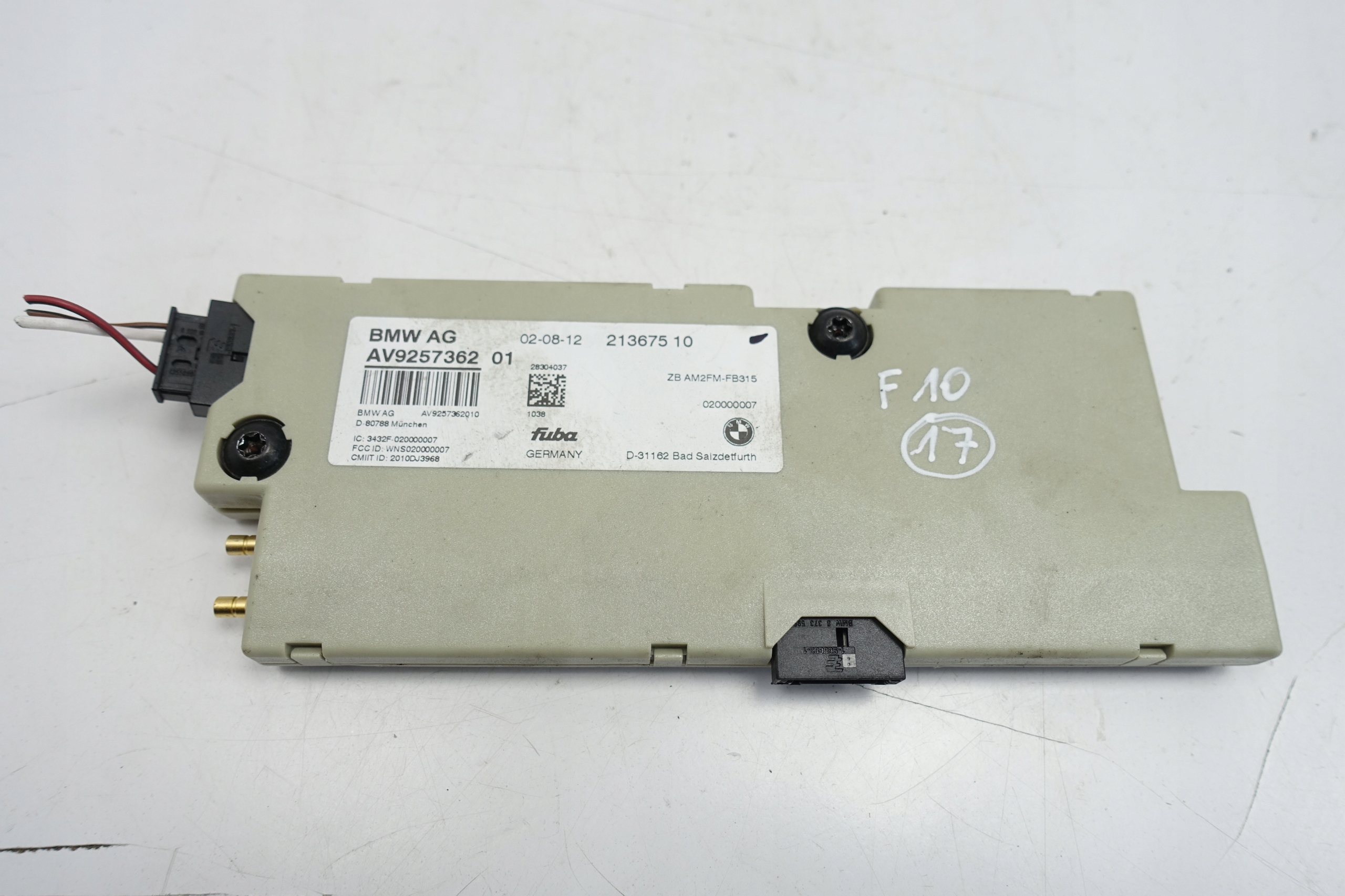 BMW F10 модуль управления антенной sensor 9257362