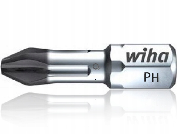 

Bit Diamentowy Grot Phillips PH2 25mm Wiha