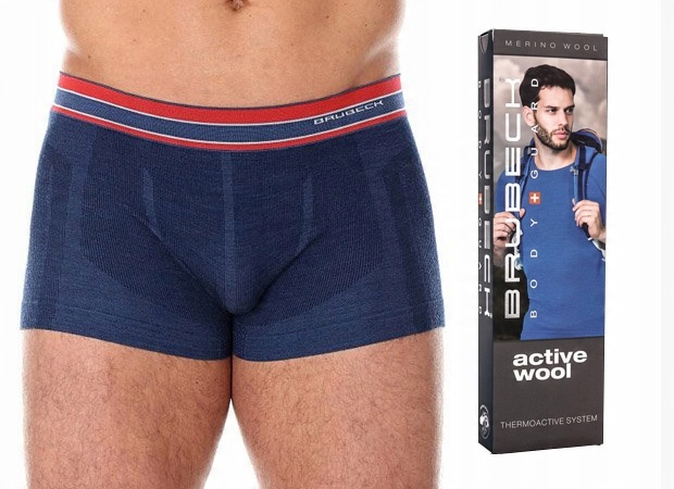 

Męskie Bokserki Brubeck Active Wool BX10870 r. M